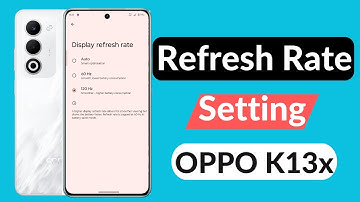 How to Change Refresh Rate in Oppo K13x | Oppo K13x 5G me Screen Refresh Rate Kaise Badhaye