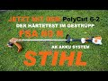 Stihl FSA 60 R mit PolyCut 6-2 | AKKU RASENTRIMMER | HÄRTETEST | Deutsch