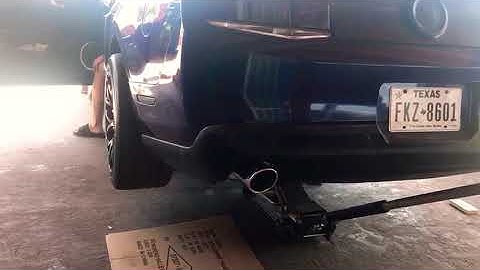 2012 Mustang V6,- BBK Shorty Headers, BBK X-Pipe, Roush Axle Backs