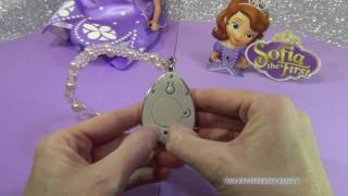 Disney Junior Sofia the First Light Up Amulet Toy Necklace from the Disney Live Sofia teh First Stag