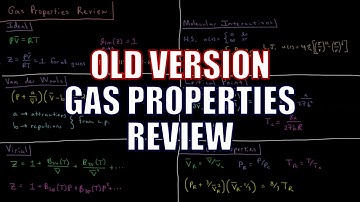 Chemical Thermodynamics 1.0 - Gas Properties Review (Old Version)
