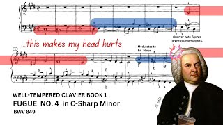 Bach - Fugue No. 4 in C-sharp Minor, BWV 849 - Analysis