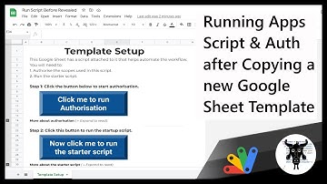 Run Authorisation and Setup Script Before Revealing Google Sheet Tabs Using Google Apps Script