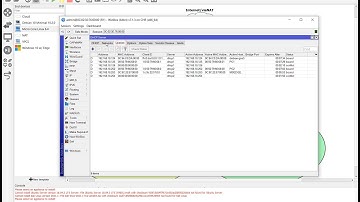 mikrotik 2 dhcp server, dhcp relay windows debian client connect to internet gns3