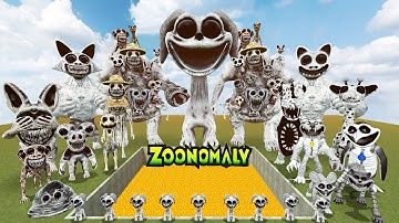 DESTROY ALL FAMILY ZOONOMALY MONSTER in LAVA HOLE - Garry Mod !