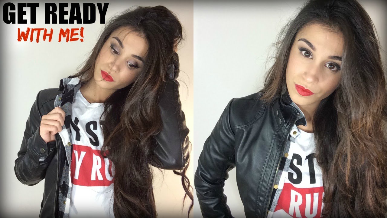 GET READY WITH ME|| Maquillaje, ondas con volumen y outfit