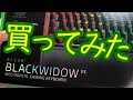 Razer BlackWidow V3 JP Green Switch ゲーミング キーボード メカニカル グリーン軸 Chroma RGB 日本語配列を買ってみた ♪