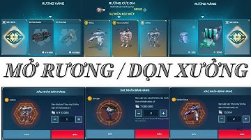 Mở rương chơ đen, dọn xưởng [ war robots gameplay ]