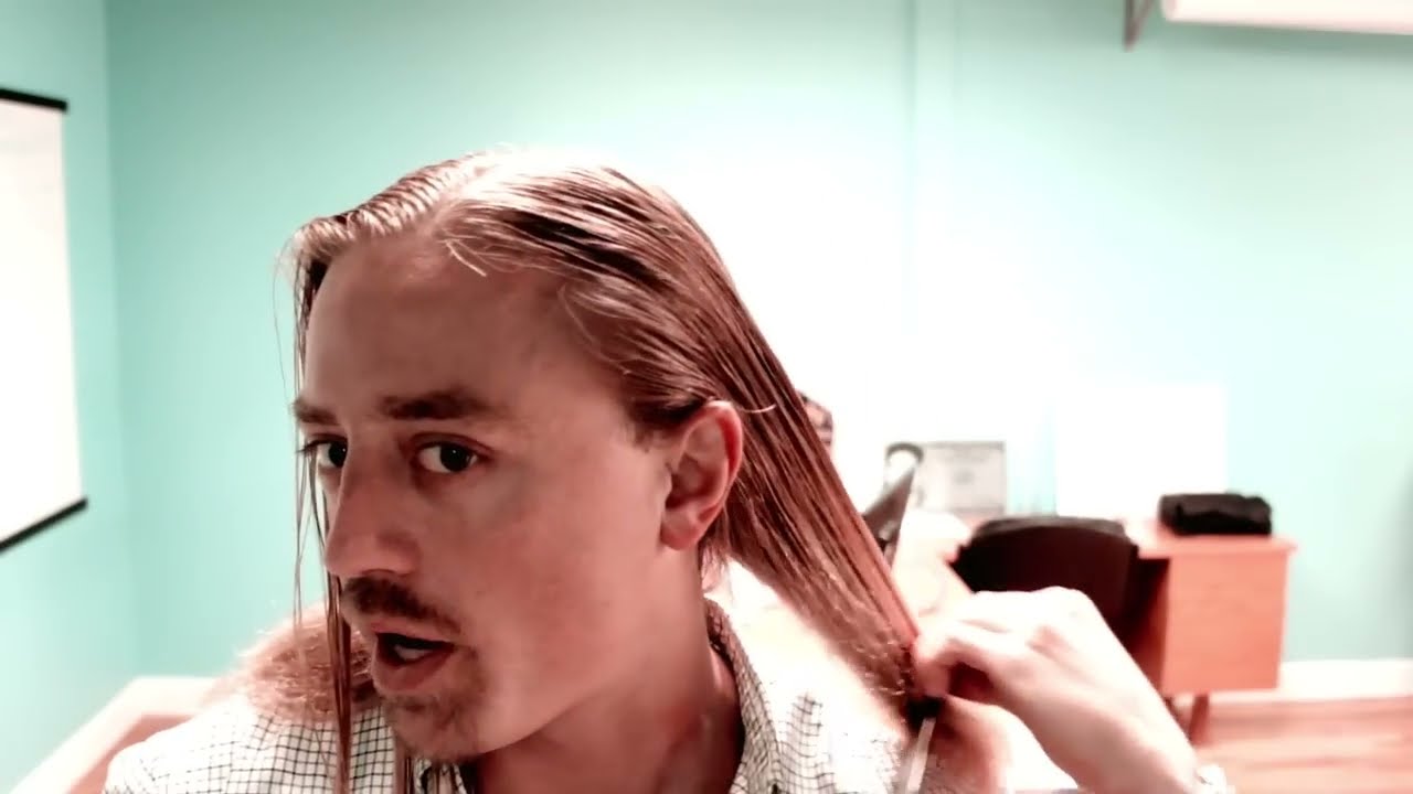 how to tie your long hair on formal occasions - for the boys