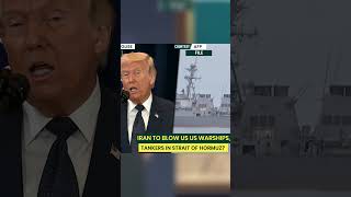 Trump Orders Navy Strike in Hormuz Iran War Escalation Explained #shorts #usa #iran