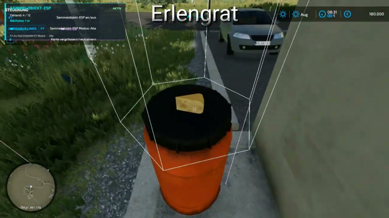 ESP/Wallhack przedmiotów kolekcjonerskich
