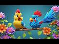 Rooster’s Morning Song 🐓 | Fun Farm Wake-Up Nursery Rhyme for Kids | Happy Animal Song