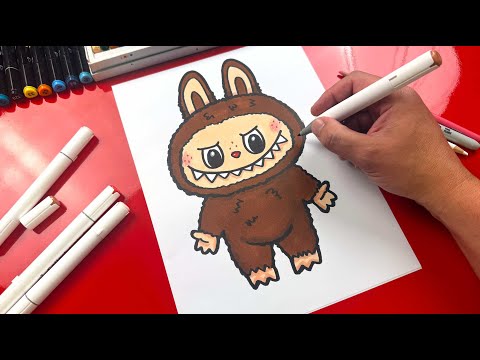 How To Draw Labubu - The Monsters | Safe Videos for Kids