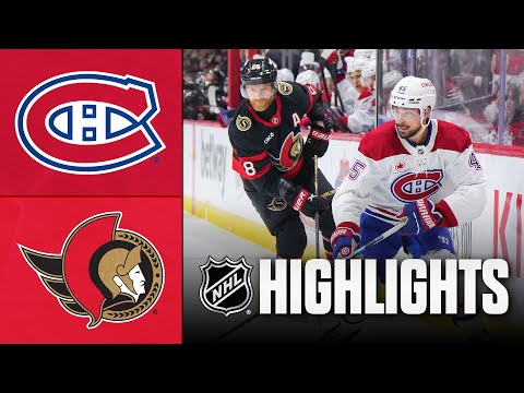Canadiens vs. Senators | NHL Highlights | January 17, 2026