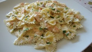 Farfalle al Salmone e Panna