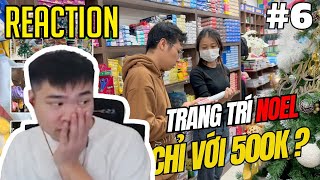 REACTION SIÊU CONTENT TIZJ - TRANG TRÍ NOEL CHỈ VỚI 500K VÀ REVIEW QUÁN BÚN RIÊU | Tabi Tuấn Anh