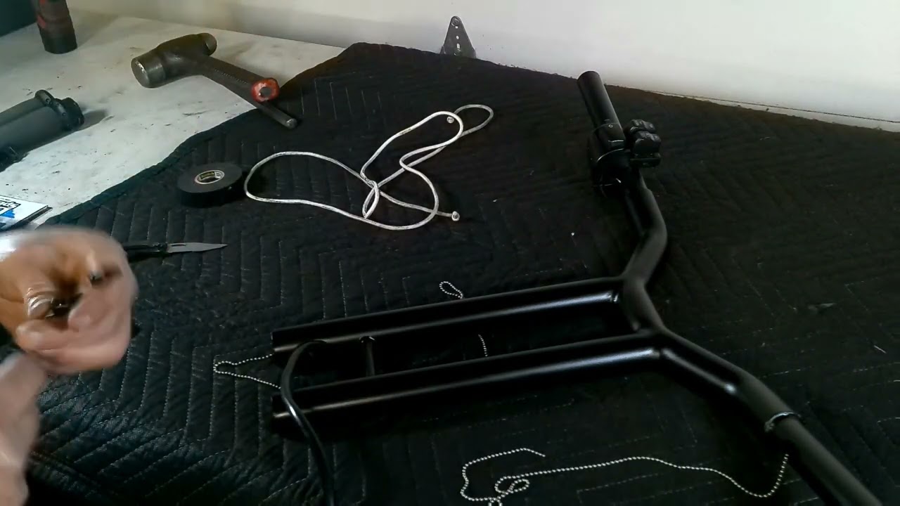 Handlebar internal wiring made easy.