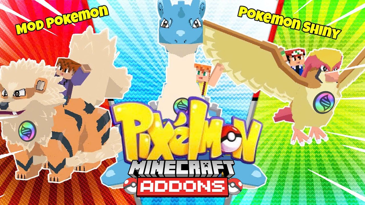 Shiny Mod Minecraft 🔥Mod/Addon Pokémon Shiny Cực Hay Cho Minecraft PE *MCPE 1.21+ - YouTube