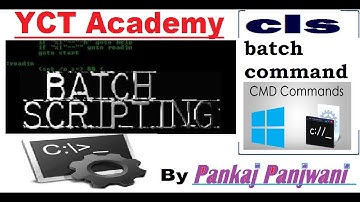 Batch Script By Pankaj Panjwani("cls" batch command)