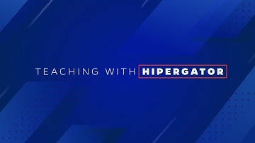 Teaching with HiPerGator