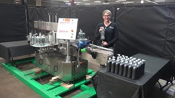 Tronics Front Back & Wrap Pressure Sensitive Labeler Demonstration