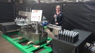 Tronics Front Back & Wrap Pressure Sensitive Labeler Demonstration