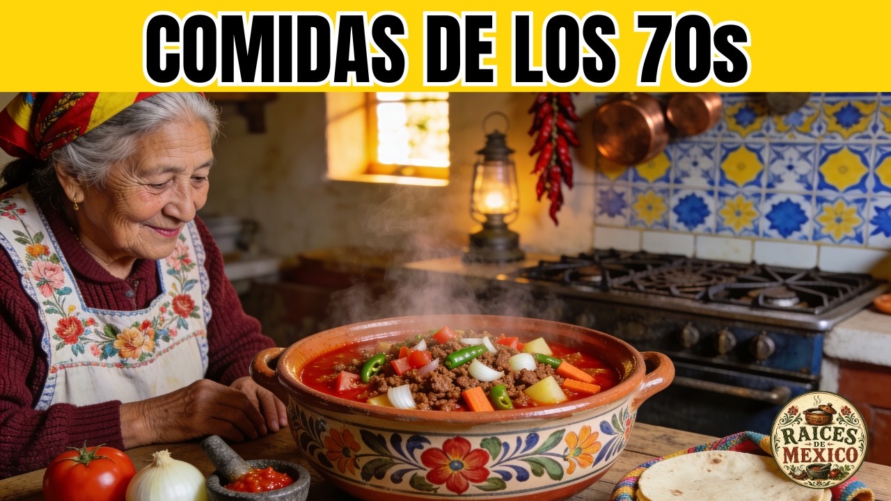 12 COMIDAS de CARNE MOLIDA de los 70s que DESAPARECIERON y NADIE Recuerda