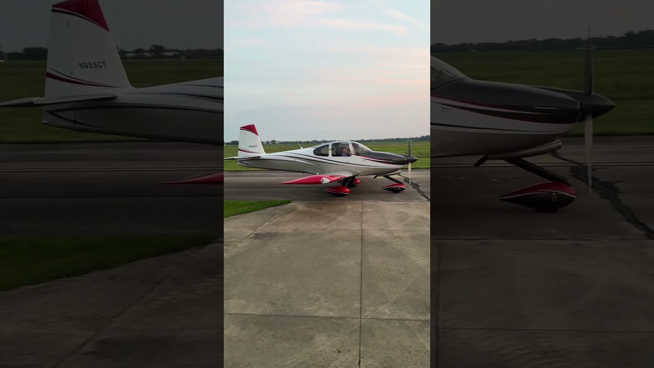 Van's RV-10 Thumbs Up after flying with mom