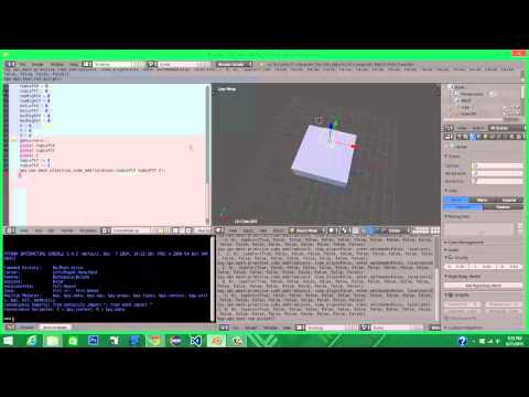 Python | blender | random terrain generation using algorithm
