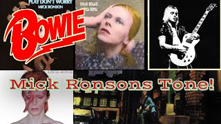 The Brilliance Of Mick Ronsons Tone!! - Rig Breakdown - David Bowie