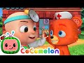 🤒 Emmy&#39;s Sick Song KARAOKE! 🤒| COCOMELON FANTASY ANIMALS! | Sing Along With Me! | Moonbug Kids