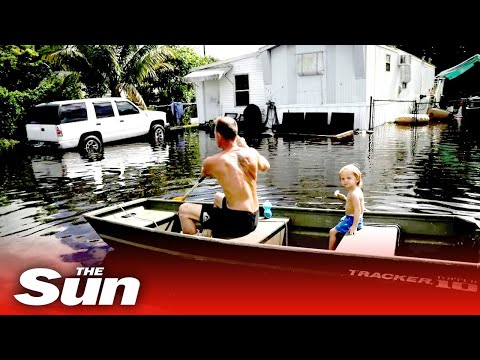 Tropical Storm Eta slams Florida with high winds & ‘life-threatening’ flash floods.