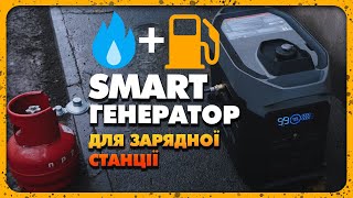 Двопаливний генератор EcoFlow для зарядної станції — Огляд функціоналу.