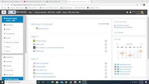 Moodle Book Navigation