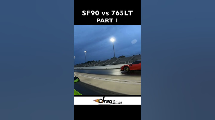 PART 1: McLaren 765LT thought he could beat the 1,000 HP Ferrari SF90