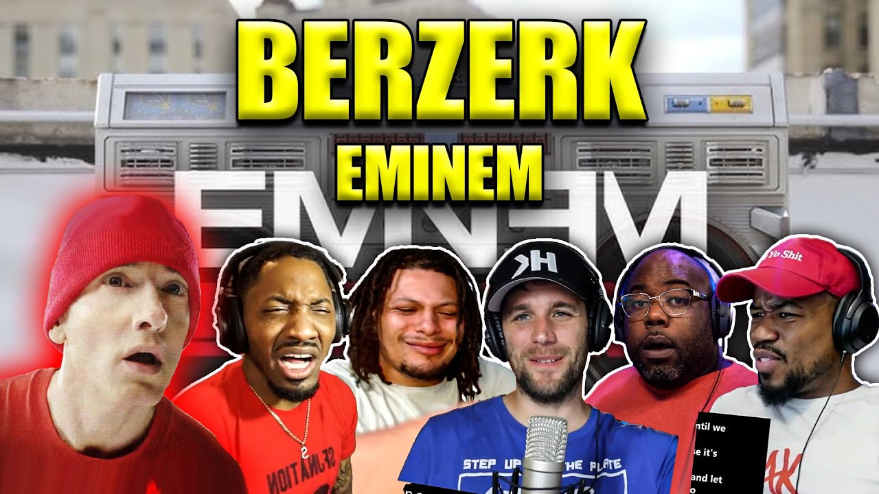 Reactors Went Full "BERZERK" Reacting To Eminem! | BERZERK REACTION COMPILATION