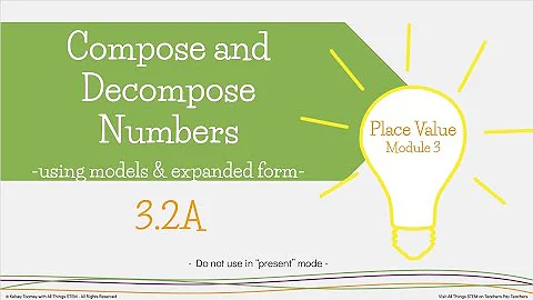 Distance Learning - 3rd Grade Place Value Module 3: Compose and Decompose - Expanded Form (How to)
