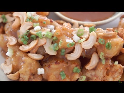 Springfield-style Cashew Chicken Recipe, Chinese-American Food [4K UHD ASMR Cooking Sounds]