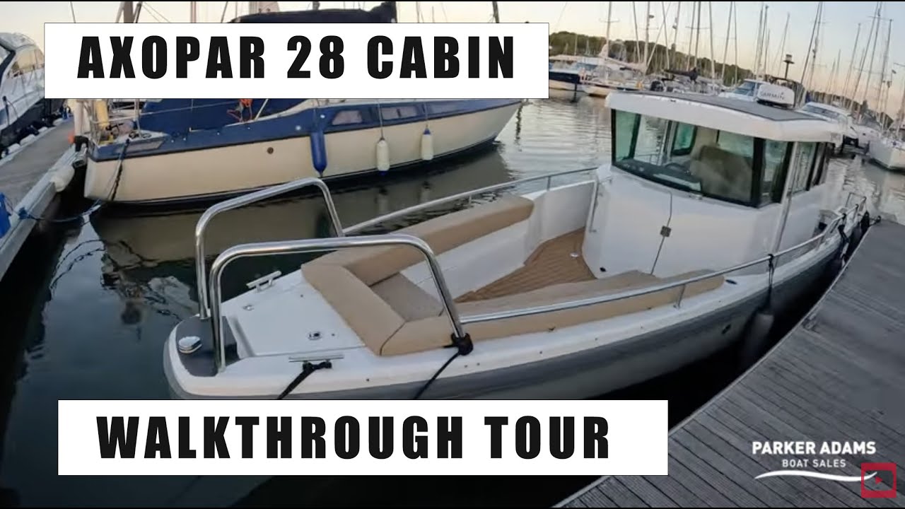Обзорная экскурсия по Axopar 28 Cabin - модель Mk1 с двигателем Verado Mercury мощностью 300 л.с....