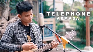 ARMADA - TELEPHONE (LIRIK) LIVE AKUSTIK COVER BY TRI SUAKA