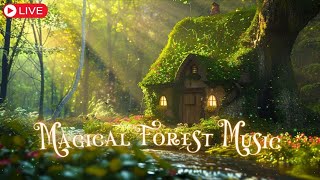 Enchanting Forest Music Peaceful Hobbit House Helps Relax Your Spirit LIVE 11H  NO MID  ROLL ADS