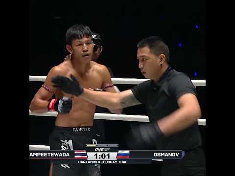 GAME OVER 🛑 Elbrus Osmanov unleashes a first-round KO on Kampeetewada!