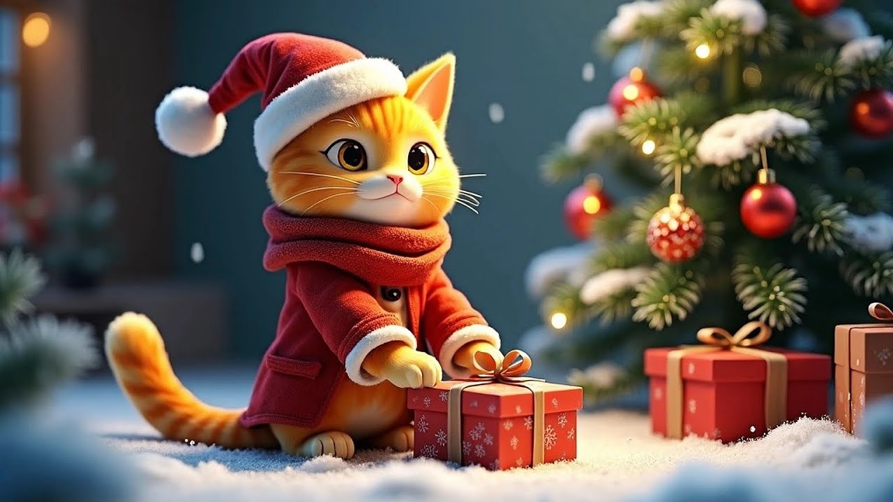 14. AI Cat Detective Saves Christmas! 🎄 Taro’s Brave Mission in the Snowstorm! 