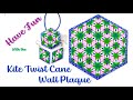 Kite Twist Cane and Wall Plaque in Polymer Clay, a Tutorial.