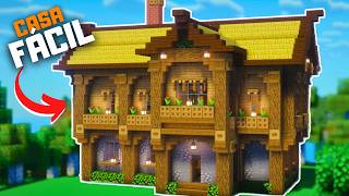 Minecraft: Casa Medieval fácil.