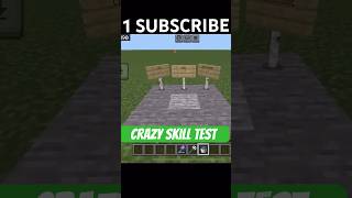 Skill test mobile 99% of Players Fail This #shorts #minecraft #recommended #fyp #memes