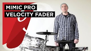 Pearl Mimic Pro Module. Top Velocity Fader