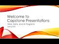 Spring 2026 Capstone Presentations 