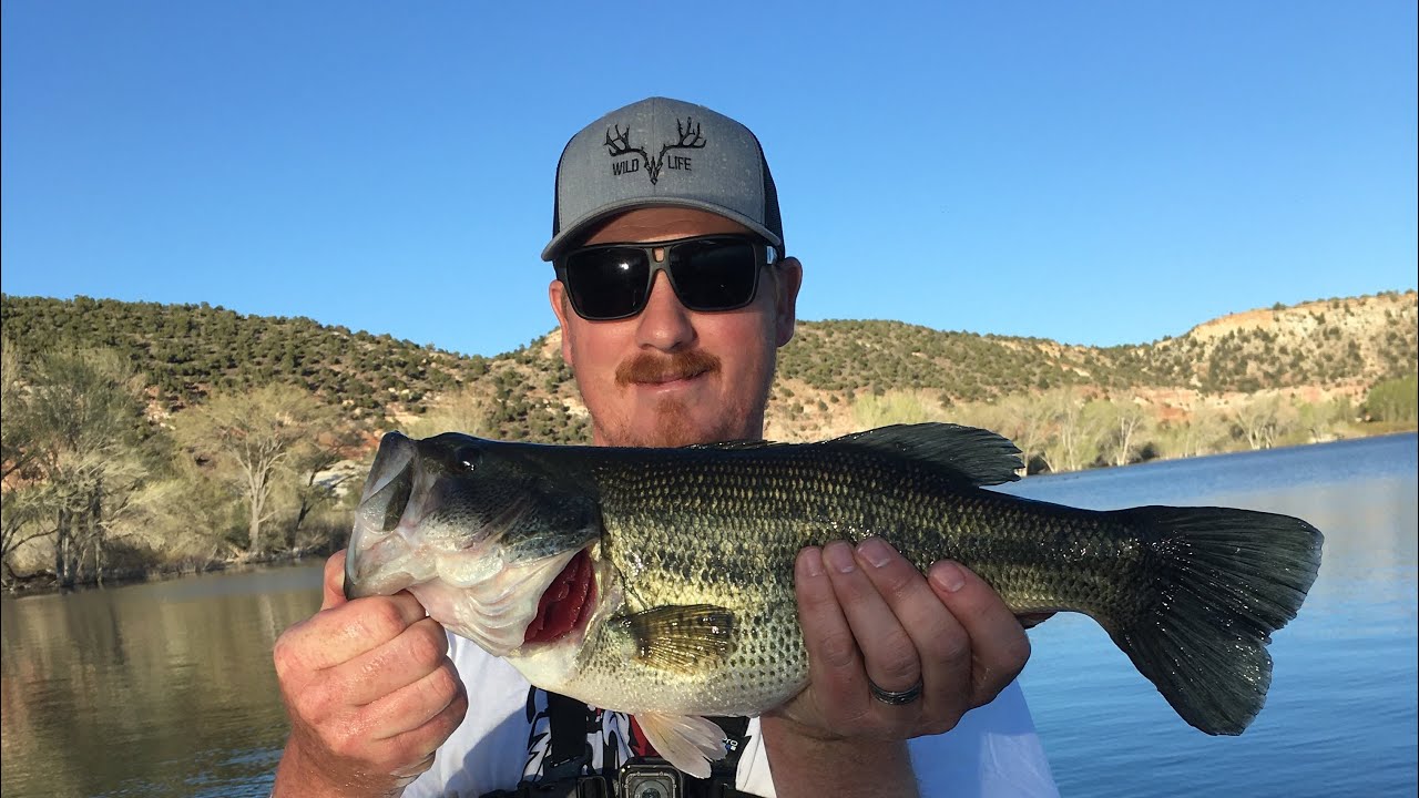 BASS FISHING SOUTHERN UTAH. - YouTube