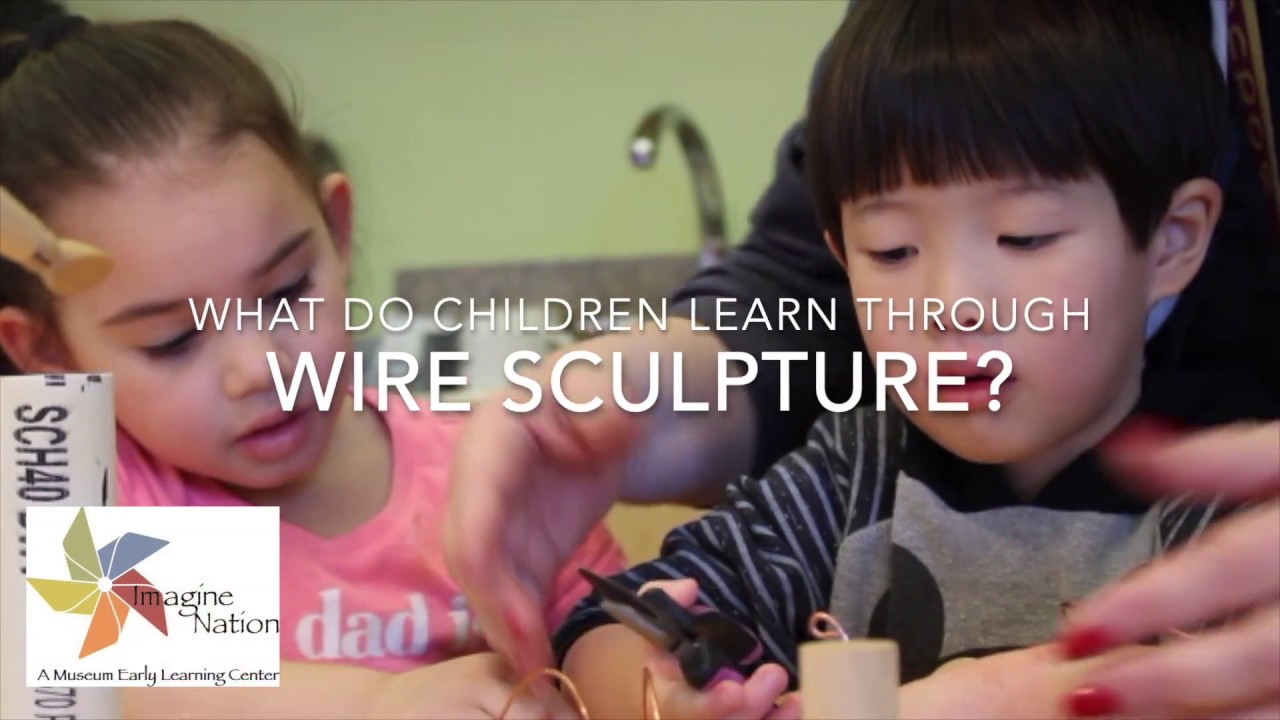 Reggio Emilia Inspired Preschool in Bristol, CT: Wire Sculpture